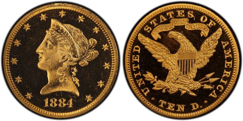 1884 Proof Liberty Head Eagle