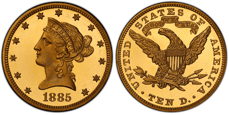 1885 Proof Liberty Head Eagle