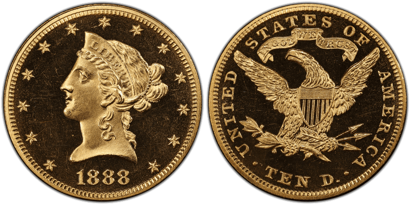 1888 Proof Liberty Head Eagle