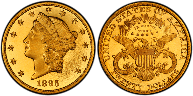 1895 Proof Liberty Head Double Eagle