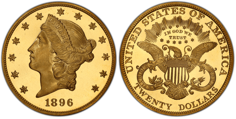 1896 Proof Liberty Head Double Eagle