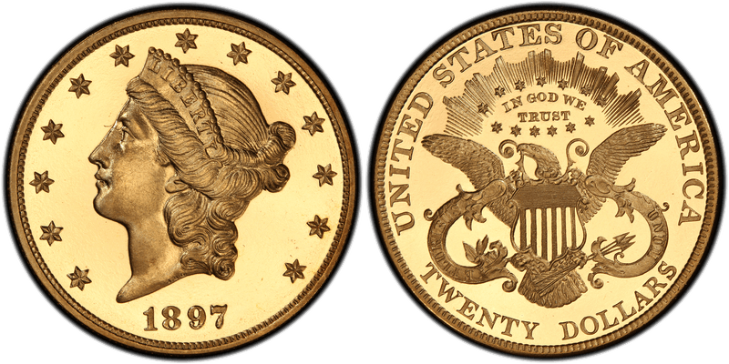 1897 Proof Liberty Head Double Eagle
