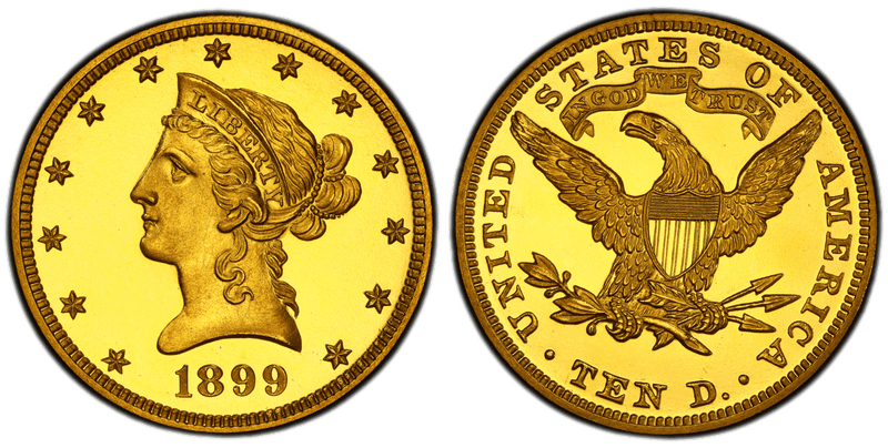 1899 Proof Liberty Head Eagle