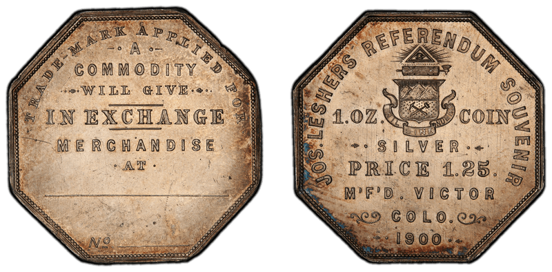 Lesher (Colorado) Dollars (1900-1901)