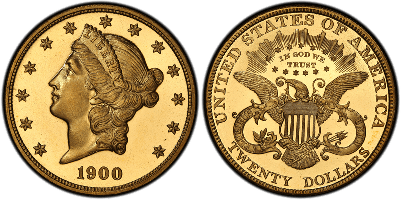 1900 Proof Liberty Head Double Eagle