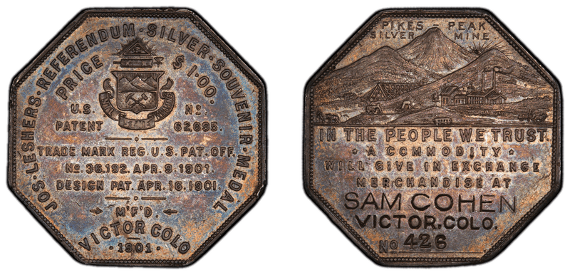 1901 Lesher Dollar - HK-793, Sam Cohen