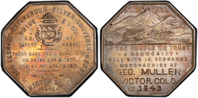 1901 Lesher Dollar - HK-795, George Mullen