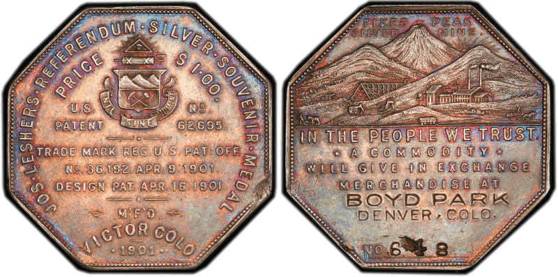 1901 Lesher Dollar - HK-796, Boyd Park
