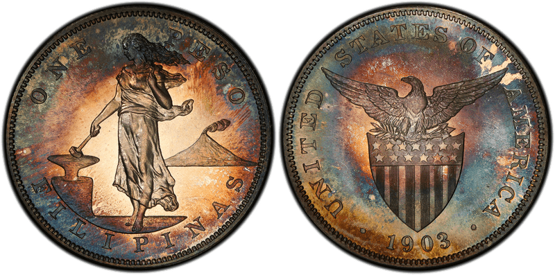 1903 Proof Philippine Peso