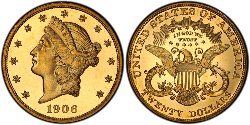 1906 Proof Liberty Head Double Eagle