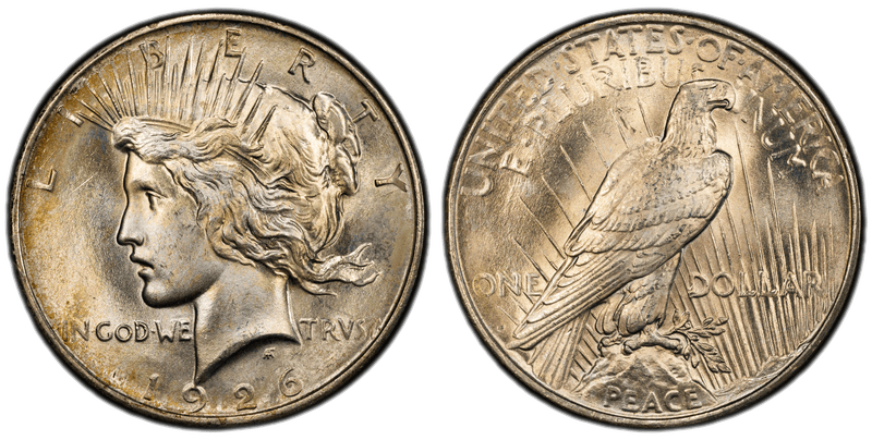 1926 Peace Dollar
