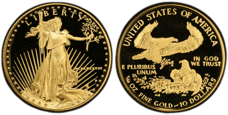 1988 American Eagle Ten Dollar Gold