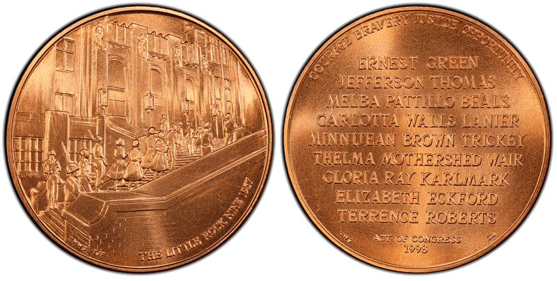 1998 Medal Little Rock Nine Bronze