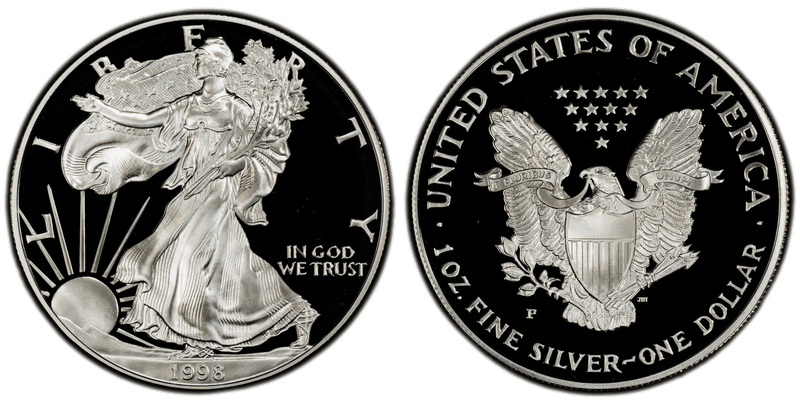 1998 American Silver Eagle