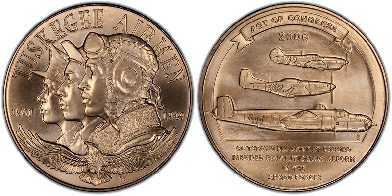 2006 Bronze Medal Tuskegee Airmen 38mm