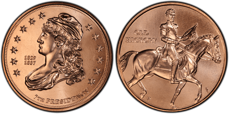 (2008) First Spouse Bronze Medal - Jackson's Liberty