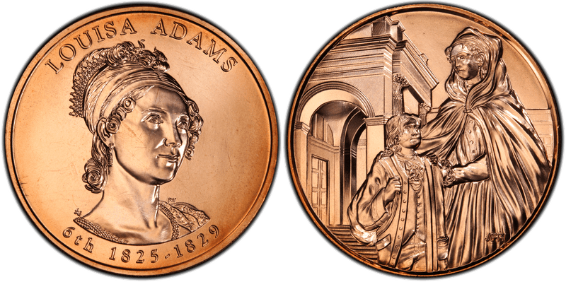 (2008) First Spouse Bronze Medal - Louisa Adams