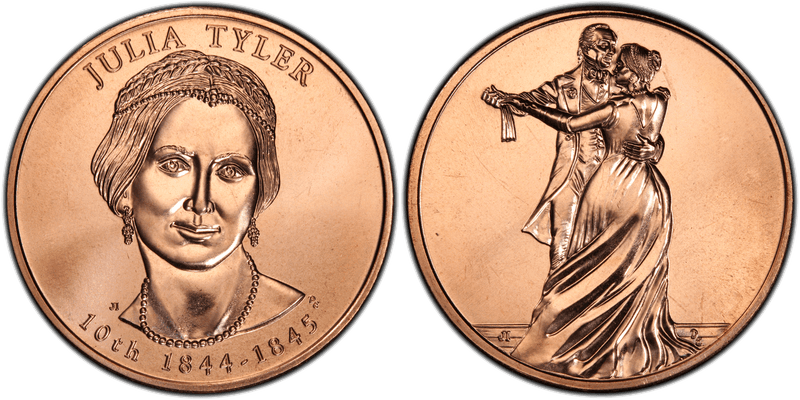 (2009) First Spouse Bronze Medal - Julia Tyler