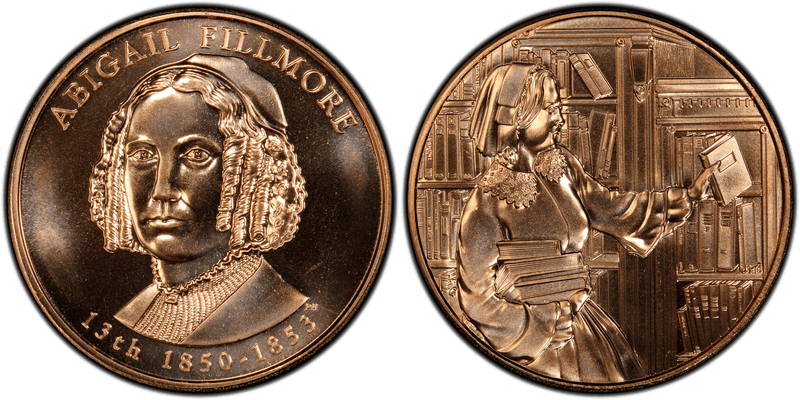 (2010) First Spouse Bronze Medal - Abigail Fillmore