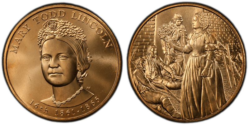 (2010) First Spouse Bronze Medal - Mary Lincoln