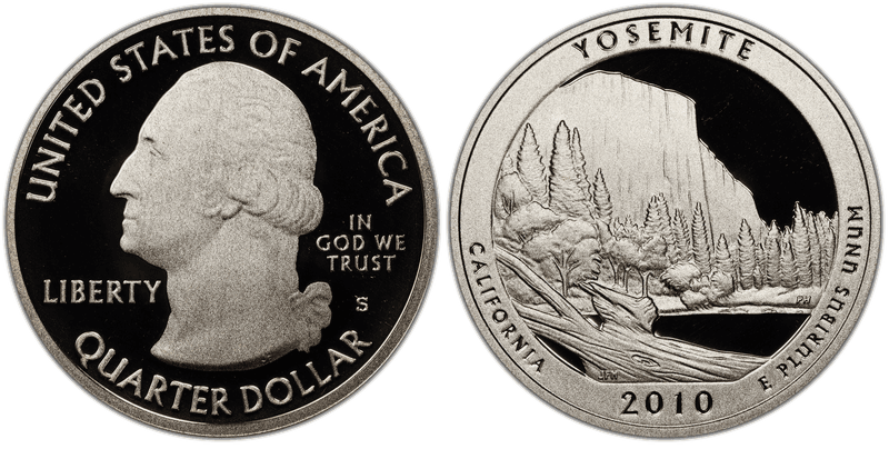 2010 (S) Proof Yosemite National Park Quarter