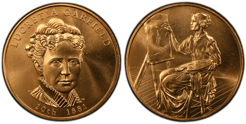 (2011) First Spouse Bronze Medal - Lucretia Garfield