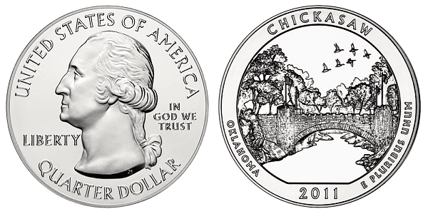 2011 5 oz. ATB Silver Quarter