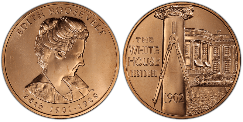 (2013) First Spouse Bronze Medal - Edith Roosevelt