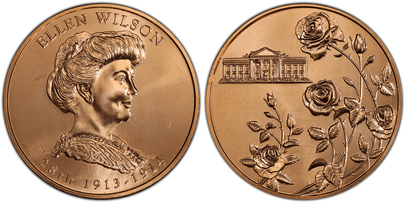 (2013) First Spouse Bronze Medal - Ellen Wilson