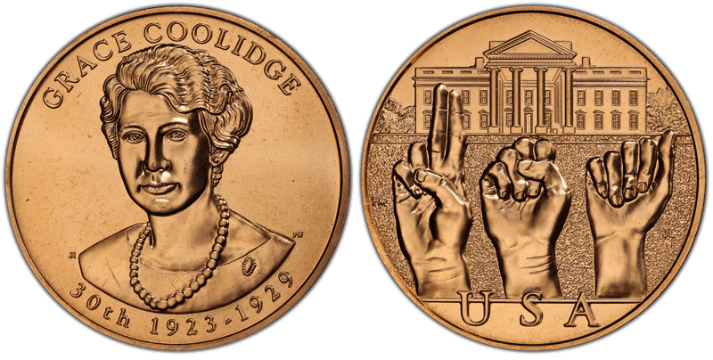 (2014) First Spouse Bronze Medal - Grace Coolidge