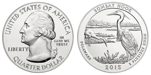 2015 5 oz. ATB Silver Quarter
