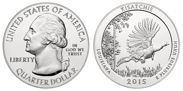 2015 (P) Kisatchie National Park 5 oz Silver Quarter
