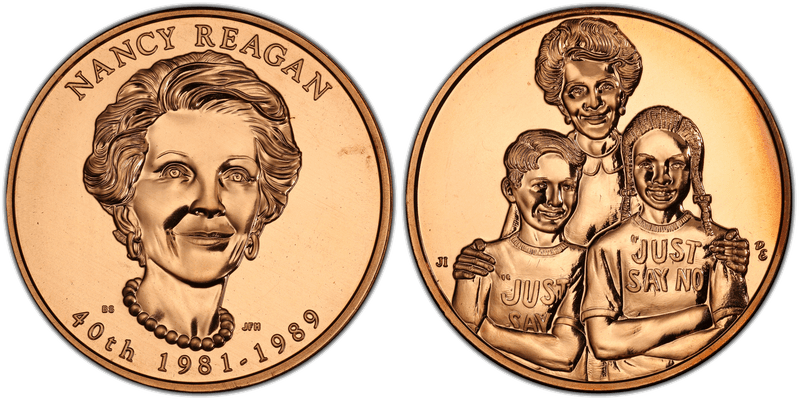 (2016) First Spouse Bronze Medal - Nancy Reagan