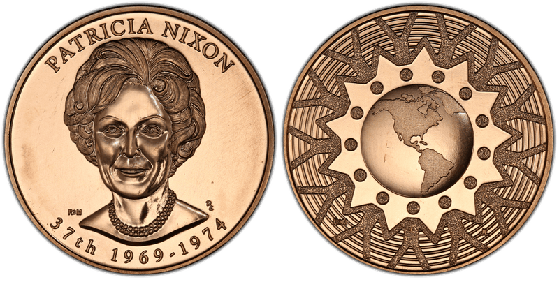 (2016) First Spouse Bronze Medal - Patricia Nixon