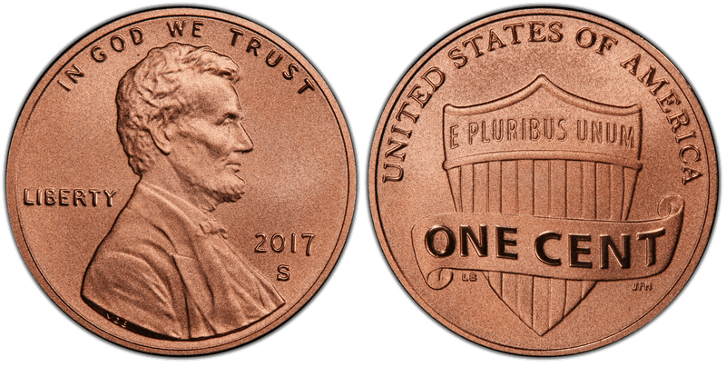 2017 (S) Lincoln Shield Cent - Enhanced Uncirculated