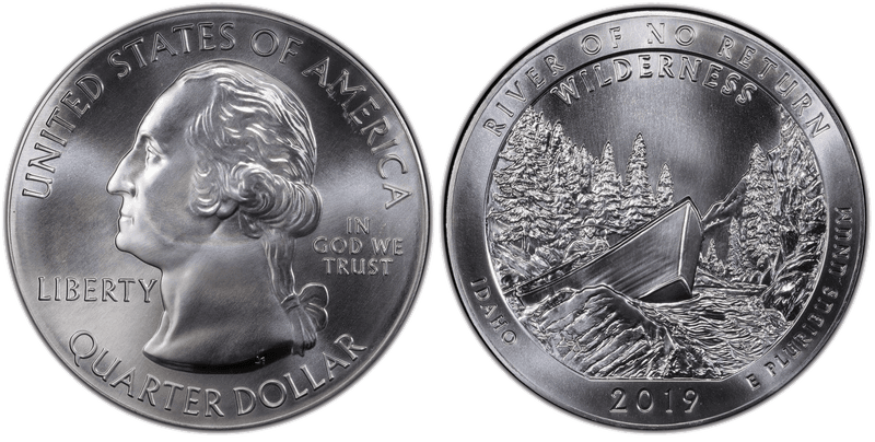 2019 (P) Frank Church River of No Return National Park 5 oz Silver Quarter