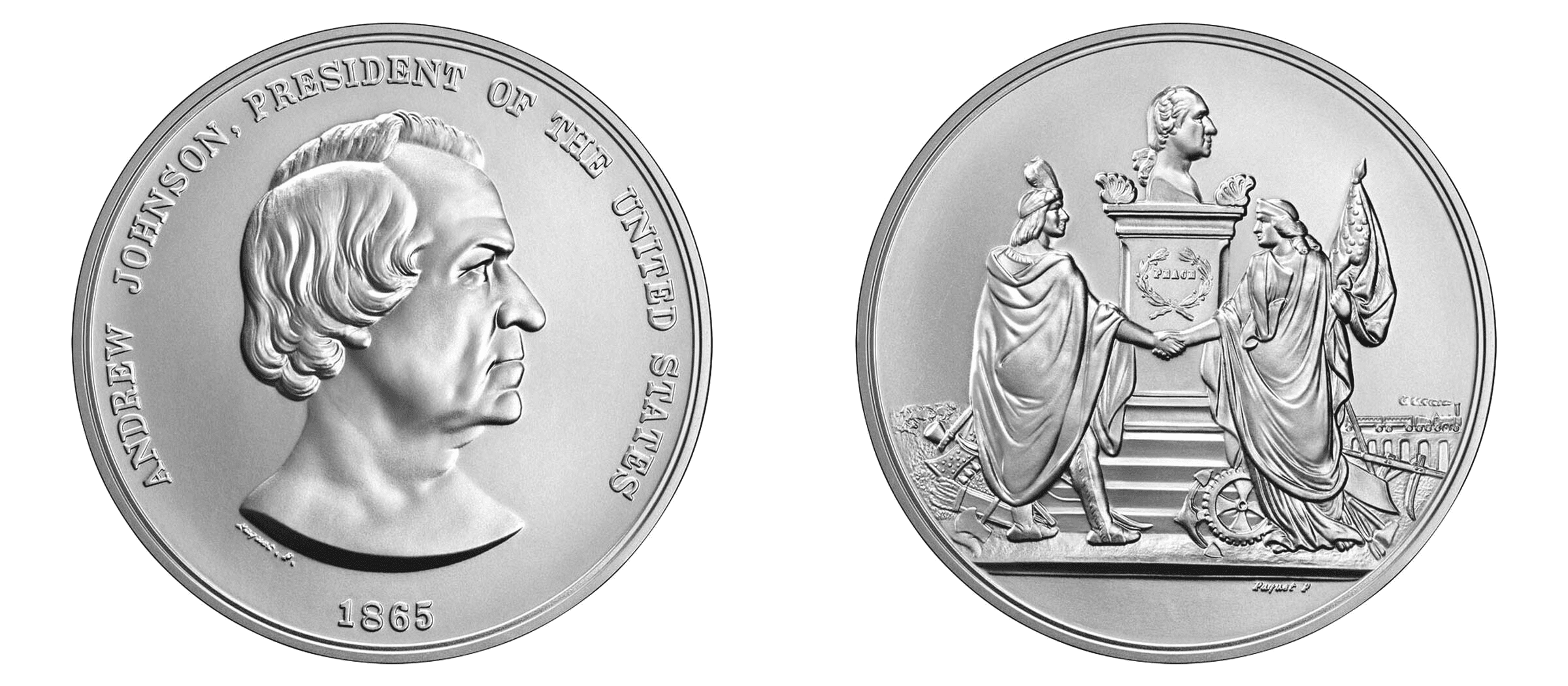 (2023) Presidential Silver Medal - Andrew Johnson
