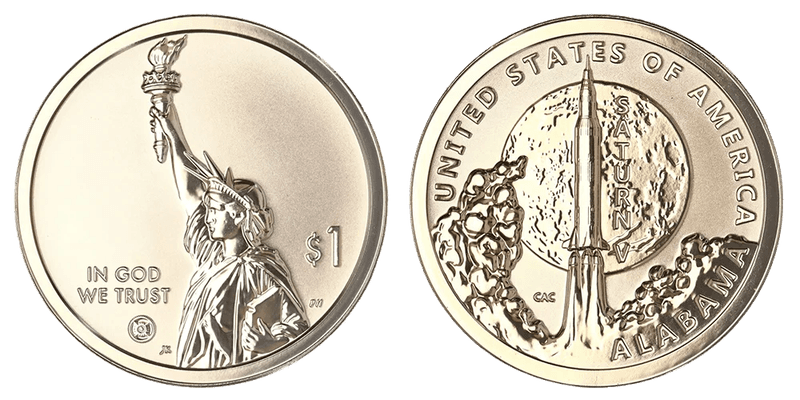 2024 (S) Reverse Proof American Innovation Dollar - Alabama