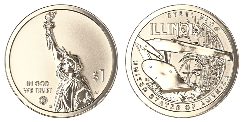 2024 (S) Reverse Proof American Innovation Dollar - Illinois