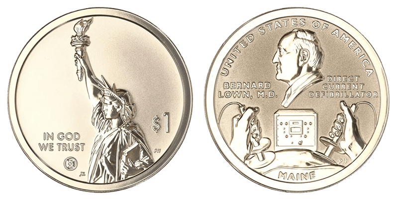 2024 (S) Reverse Proof American Innovation Dollar - Maine