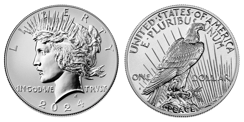 2024 (S) Reverse Proof Peace Dollar