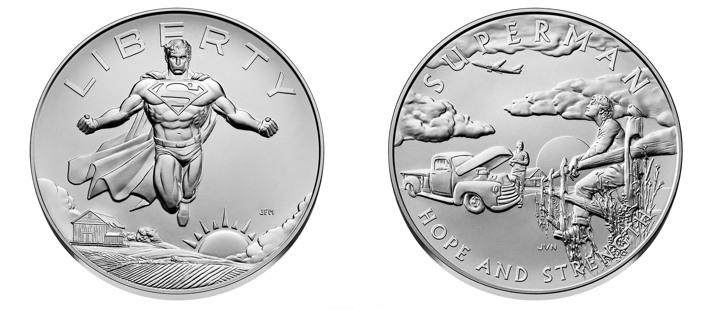 2025 Comic Art Superman Clad Medal
