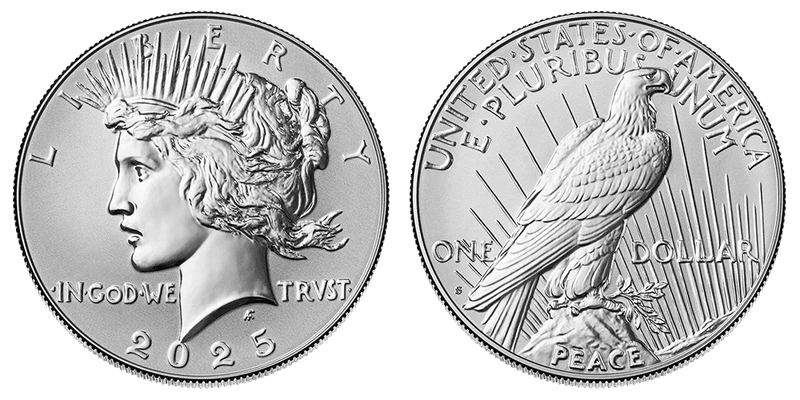 2025 (S) Reverse Proof Peace Dollar