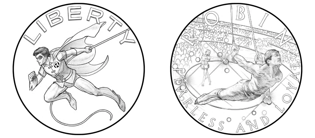 2026 Comic Art Robin One Ounce Silver Medal
