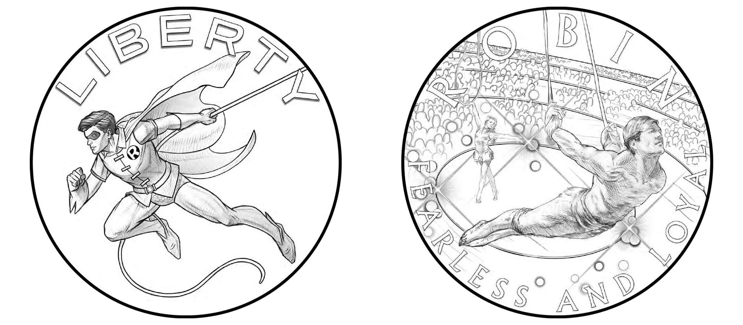 2026 Comic Art Robin One Ounce Silver Medal