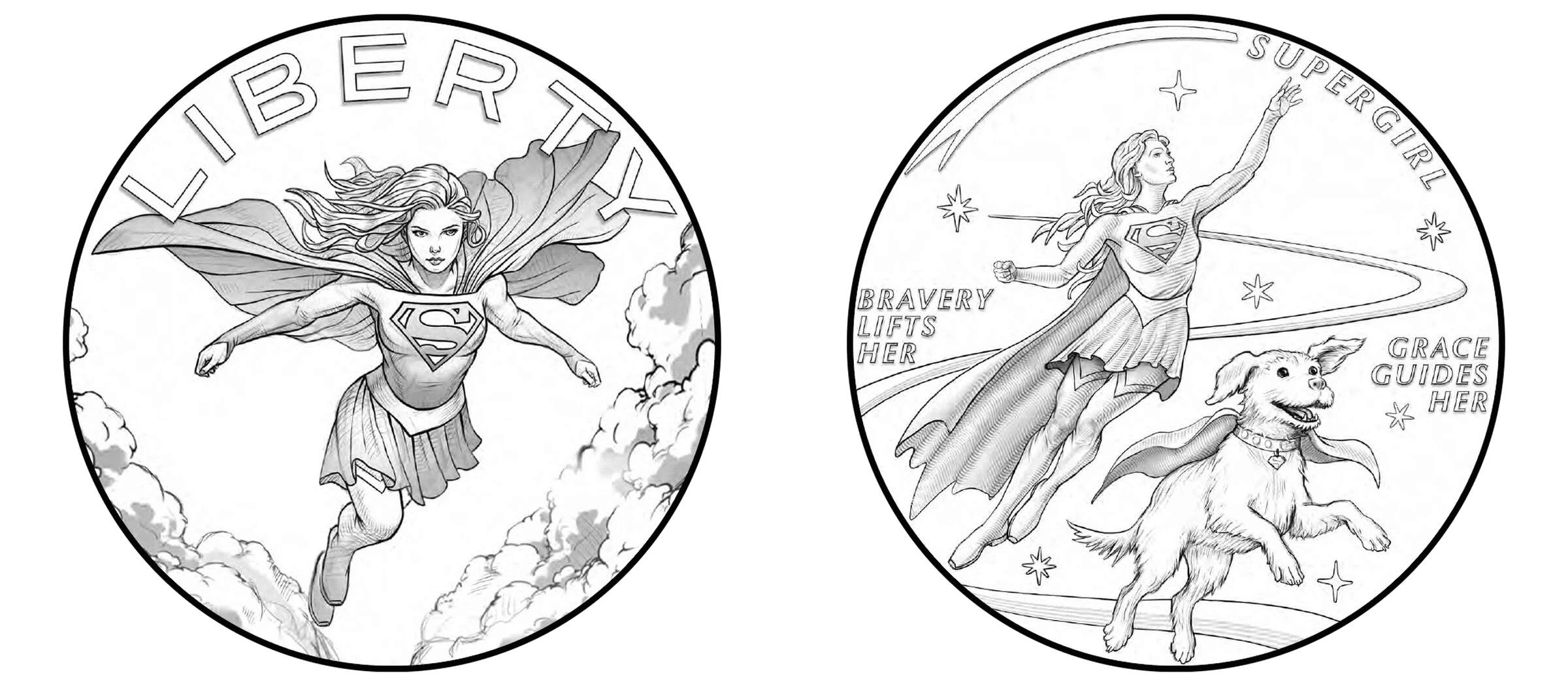2026 Comic Art Supergirl Clad Medal