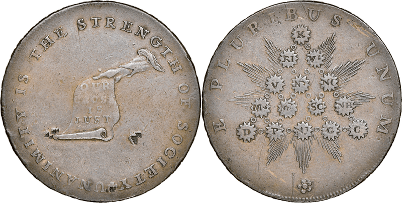c.1792 Kentucky Token - Birmingham Lettered Edge