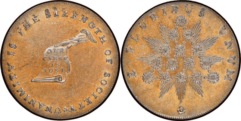 c.1792 Kentucky Token - Plain Edge
