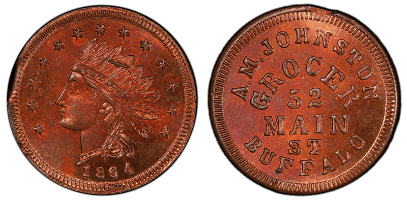 (No Date) Civil War Store Card F-105K-3A, NY