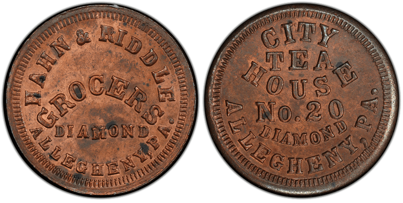 (No Date) Civil War Store Card F-13D-3a, PA